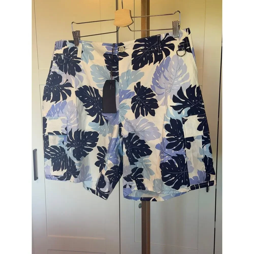 Ermanno Scervino Board Italian Luxury Cargo Bermuda Shorts IT 58 XXL